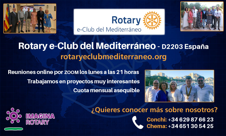 Rotary e-club del Mediterráneo - Socios